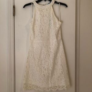 White lace dress